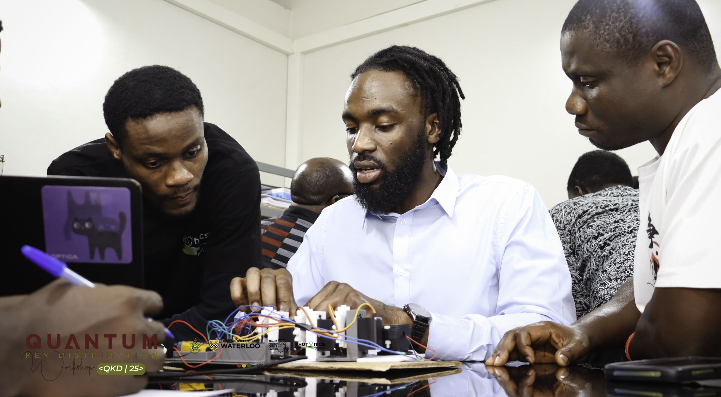 Silas Leading Hands-on QKD Workshop Session